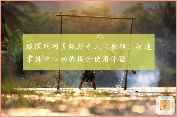 球探网网页版新手入门教程：快速掌握核心功能提升使用体验